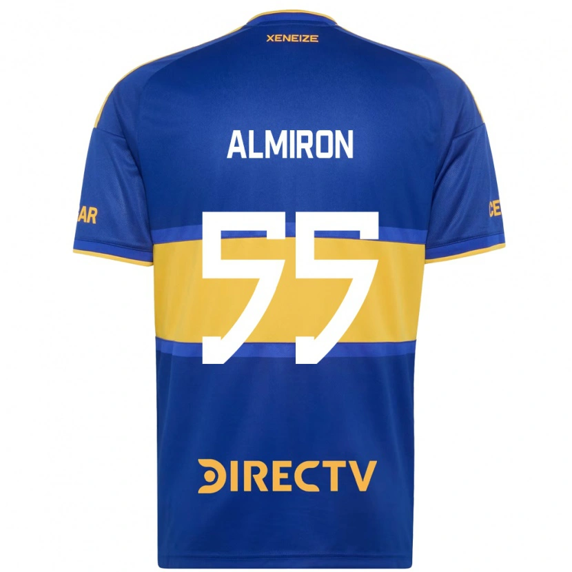 Danxen Dzieci Ezequiel Almiron #55 Królewski Niebieski Żółty Domowa Koszulka 2026/27 Koszulki Klubowe