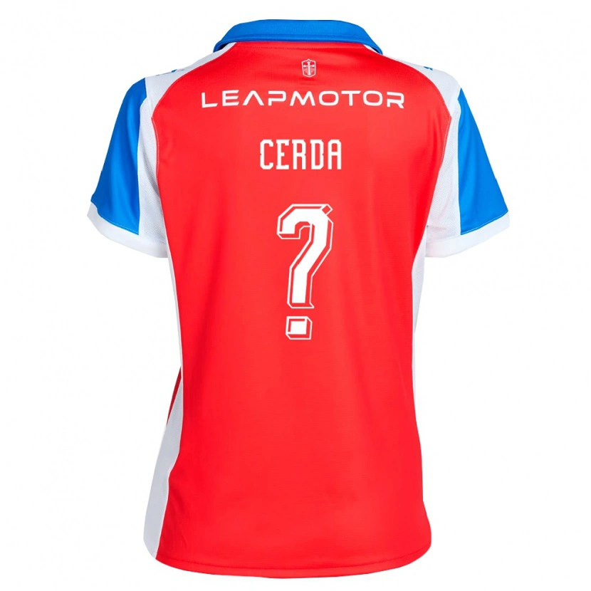 Danxen Dzieci Axel Cerda #0 Czerwony Niebieski Wyjazdowa Koszulka 2026/27 Koszulki Klubowe