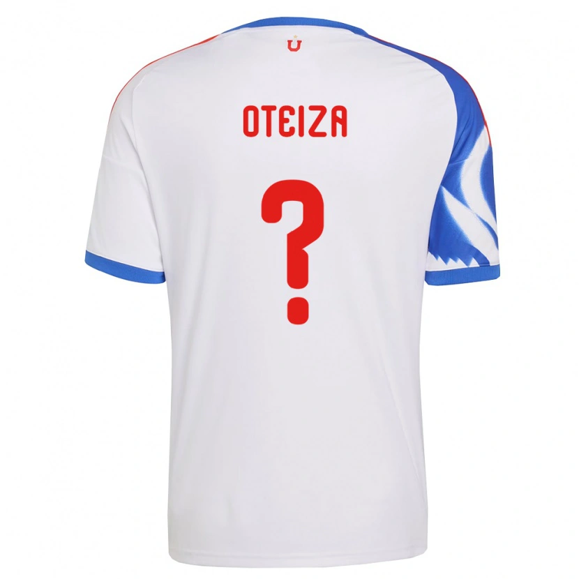 Danxen Dzieci Matías Oteiza #0 Biały Granatowy Wyjazdowa Koszulka 2026/27 Koszulki Klubowe