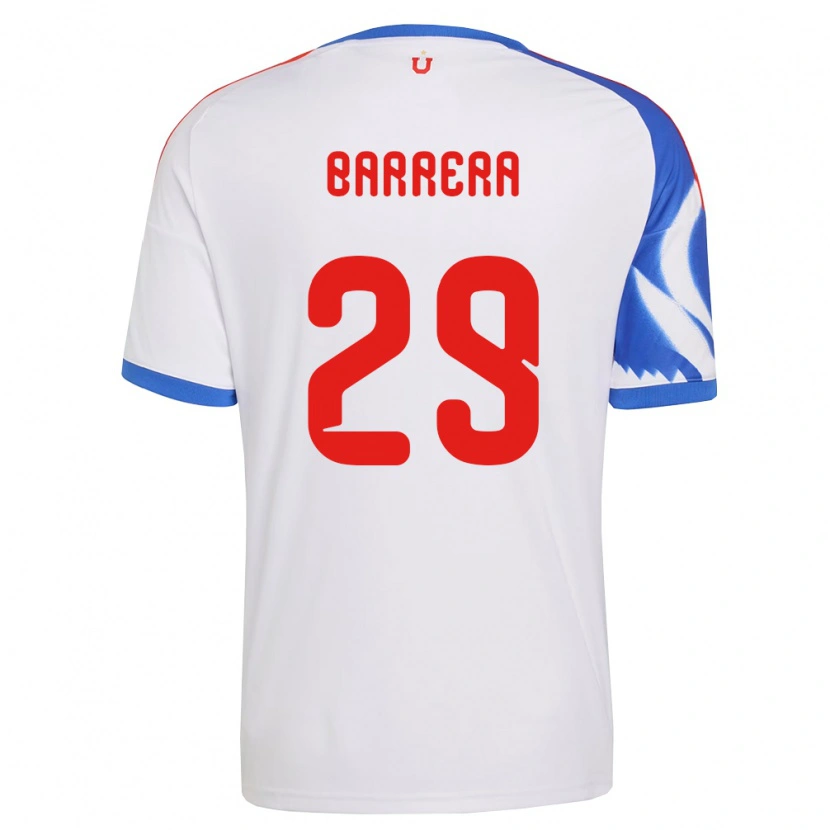 Danxen Dzieci Lucas Barrera #29 Biały Granatowy Wyjazdowa Koszulka 2026/27 Koszulki Klubowe