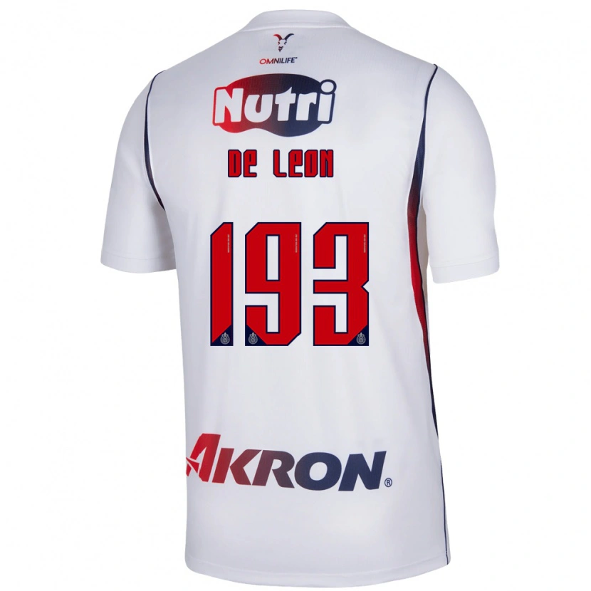 Danxen Dzieci Jared De León #193 Czerwony Biały Granatowy Wyjazdowa Koszulka 2026/27 Koszulki Klubowe