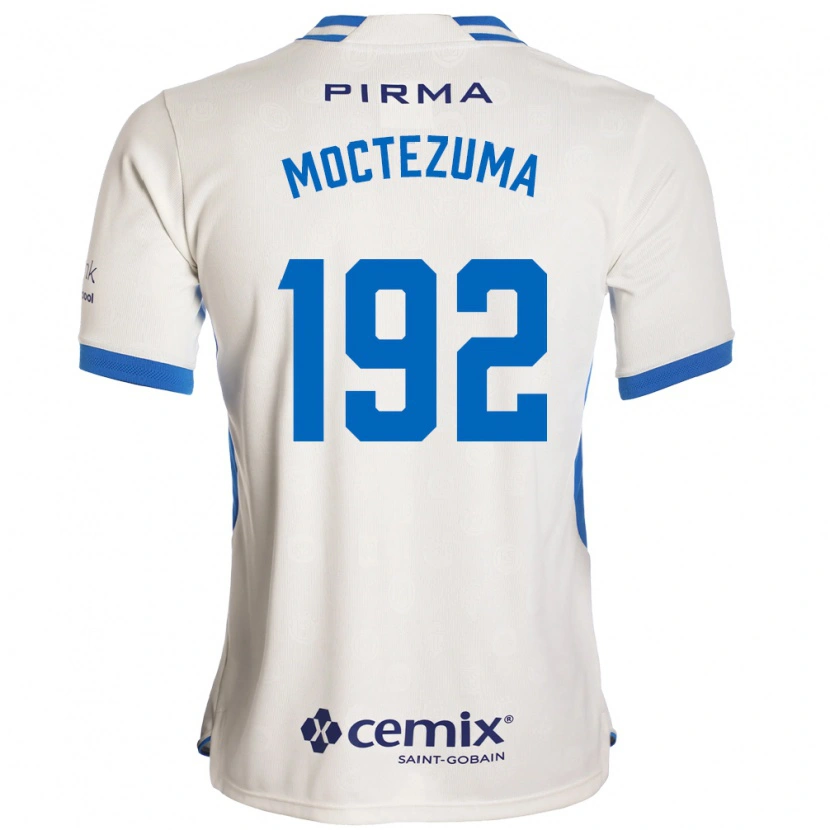 Danxen Dzieci Brayan Moctezuma #192 Biały Niebieski Czerwony Wyjazdowa Koszulka 2026/27 Koszulki Klubowe