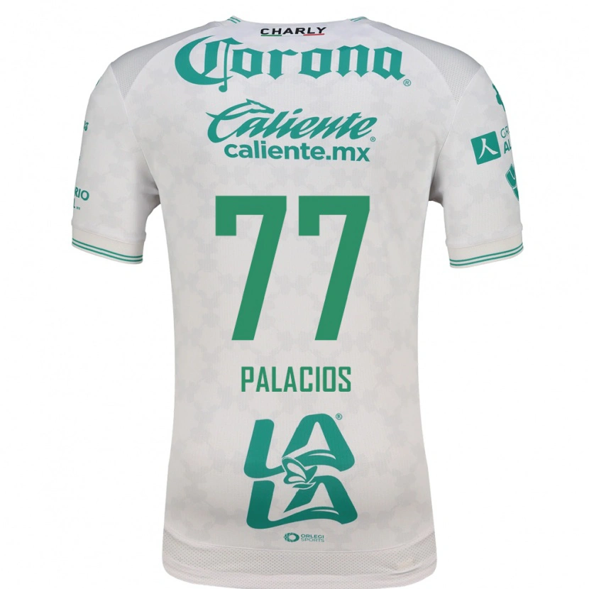 Danxen Dzieci Kevin Palacios #77 Jasnozielony Biały Wyjazdowa Koszulka 2026/27 Koszulki Klubowe