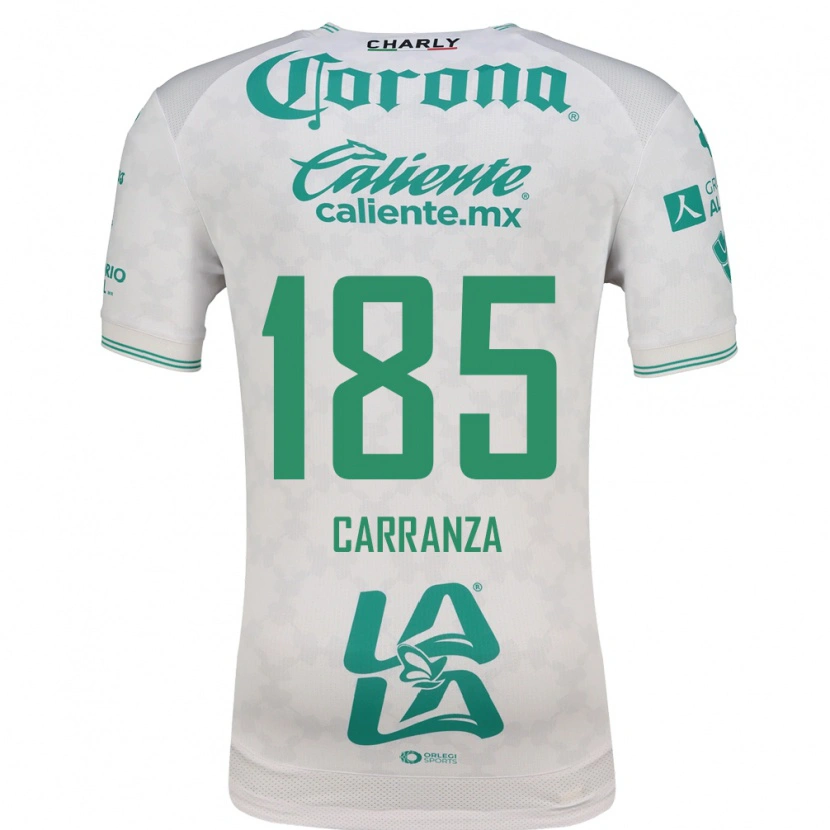 Danxen Dzieci Héctor Carranza #185 Jasnozielony Biały Wyjazdowa Koszulka 2026/27 Koszulki Klubowe