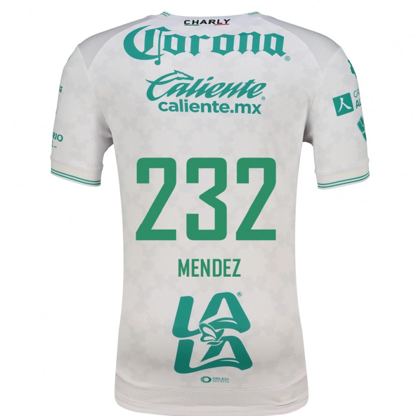Danxen Dzieci José Méndez #232 Jasnozielony Biały Wyjazdowa Koszulka 2026/27 Koszulki Klubowe