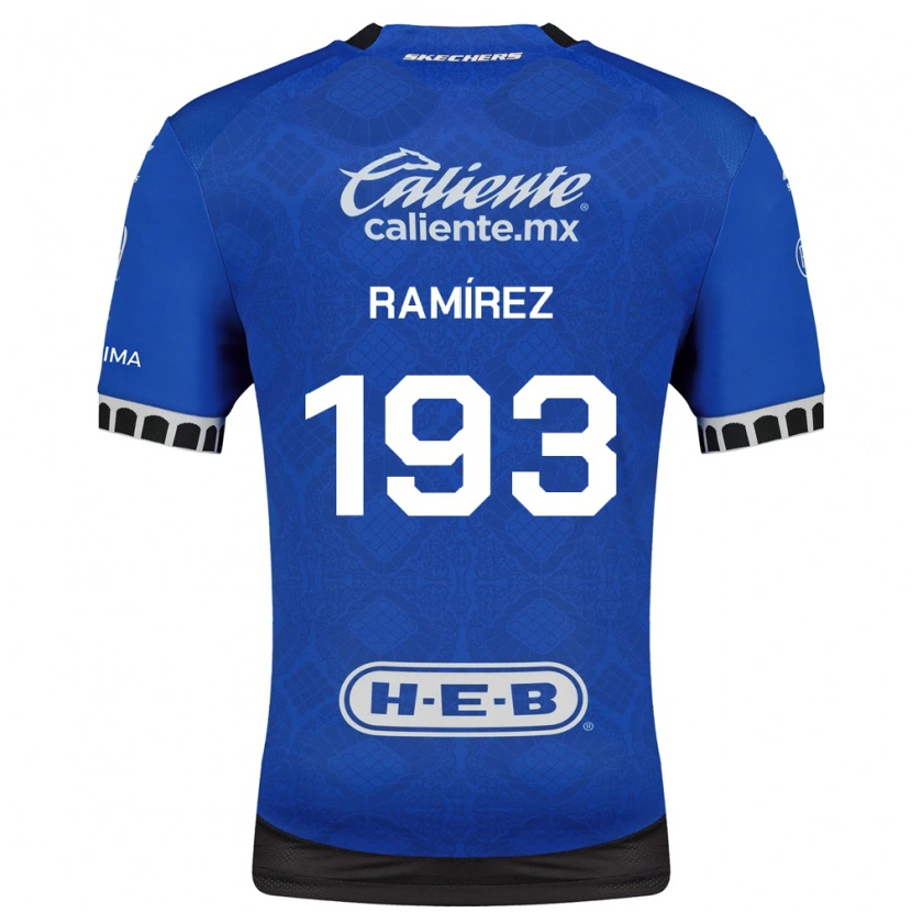 Danxen Dzieci Ángel Ramírez #193 Królewski Niebieski Biały Czarny Wyjazdowa Koszulka 2026/27 Koszulki Klubowe
