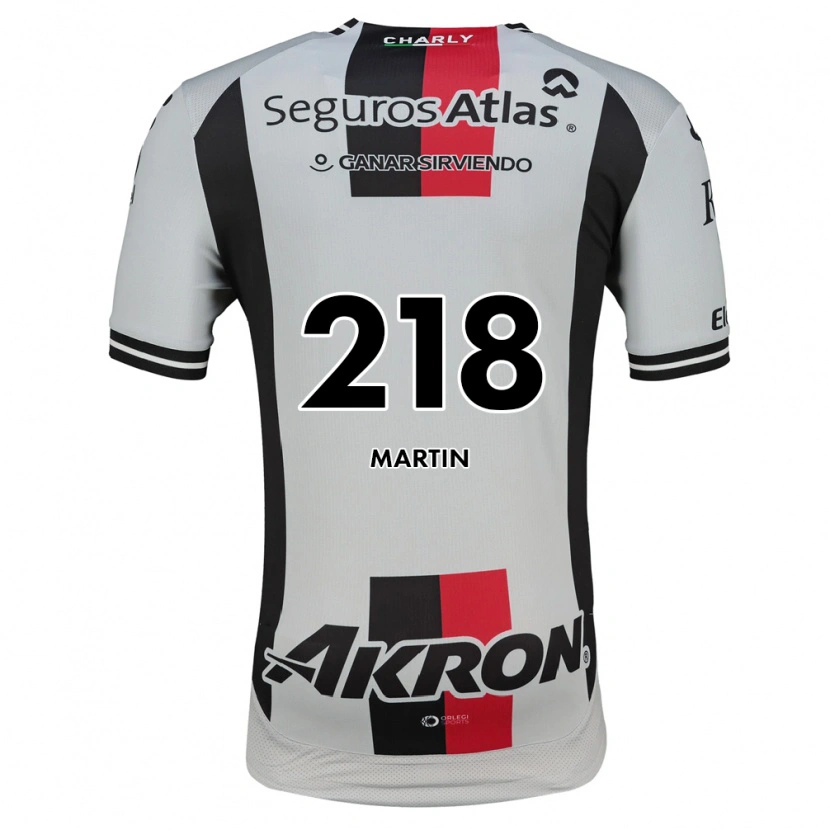 Danxen Dzieci Jorge San Martín #218 Biały Czerwony Czarny Wyjazdowa Koszulka 2026/27 Koszulki Klubowe