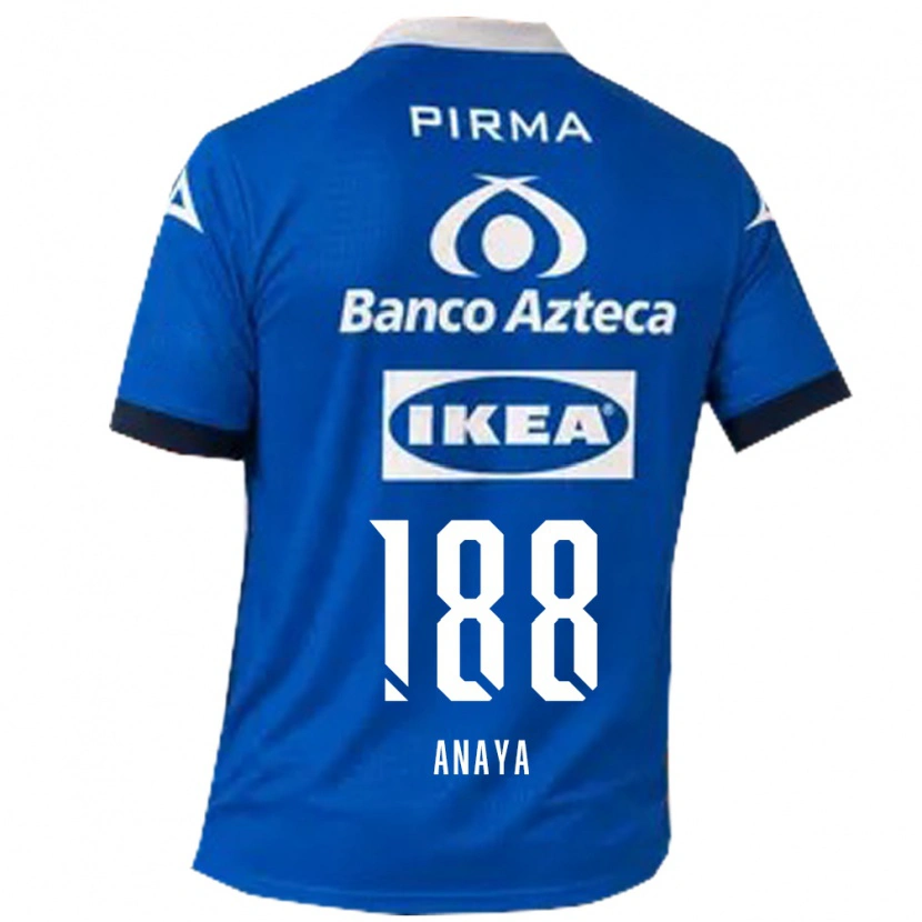 Danxen Dzieci Mario Anaya #188 Niebieski Biały Wyjazdowa Koszulka 2026/27 Koszulki Klubowe