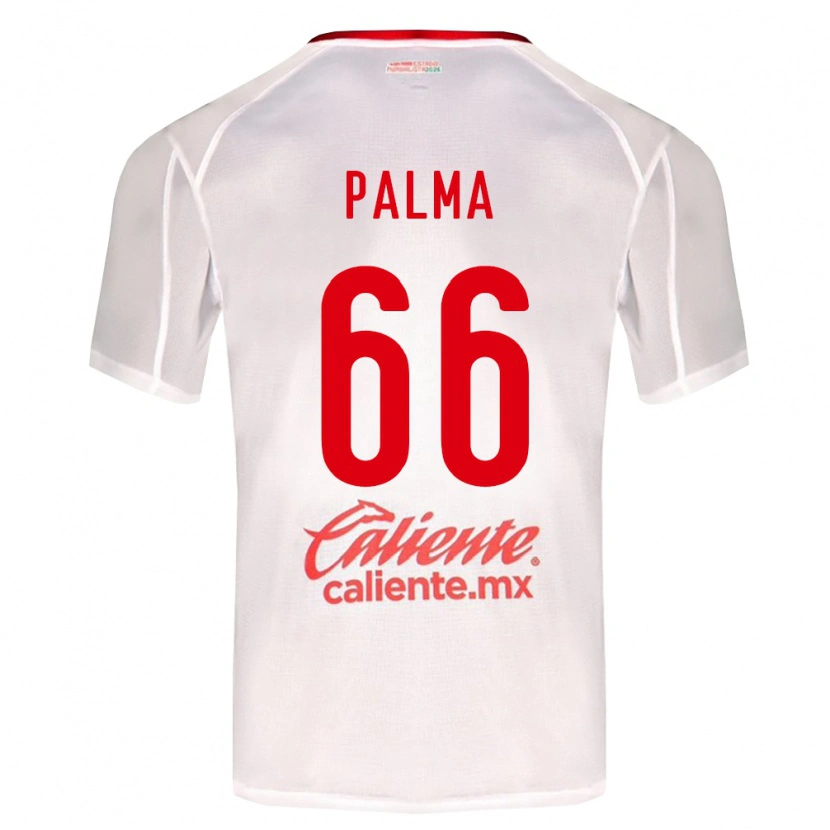 Danxen Dzieci Arturo Palma #66 Biały Zielony Czerwony Wyjazdowa Koszulka 2026/27 Koszulki Klubowe