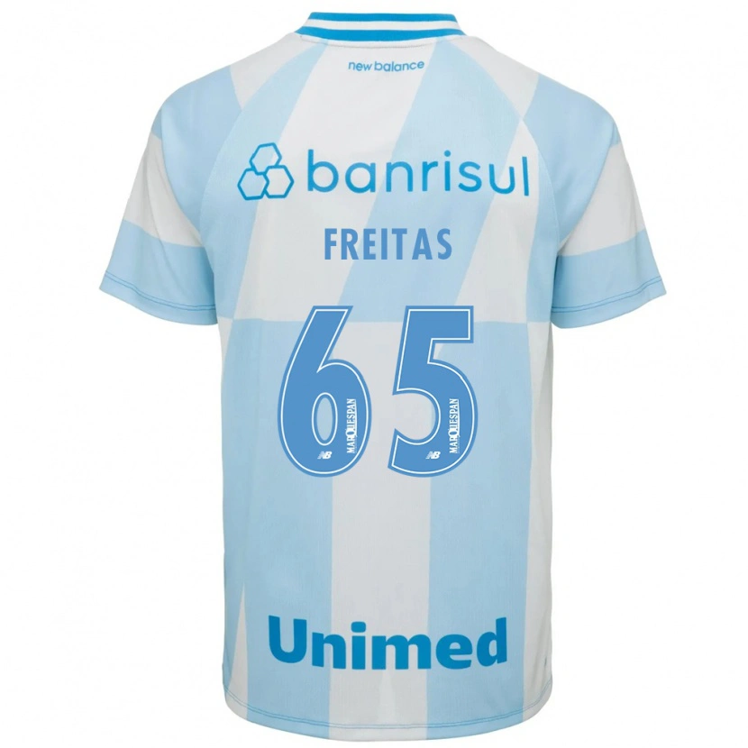 Danxen Dzieci Riquelme Freitas Dos Santos #65 Jasny Niebieski Biały Wyjazdowa Koszulka 2026/27 Koszulki Klubowe