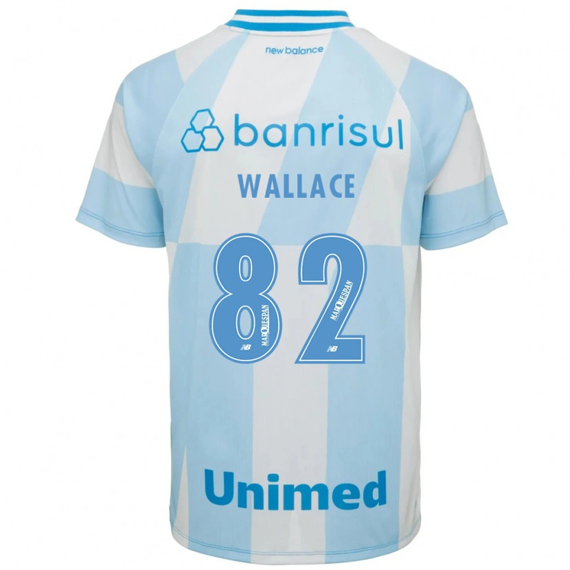Danxen Dzieci Wallace Gomes Da Silva Dos Santos #82 Jasny Niebieski Biały Wyjazdowa Koszulka 2026/27 Koszulki Klubowe