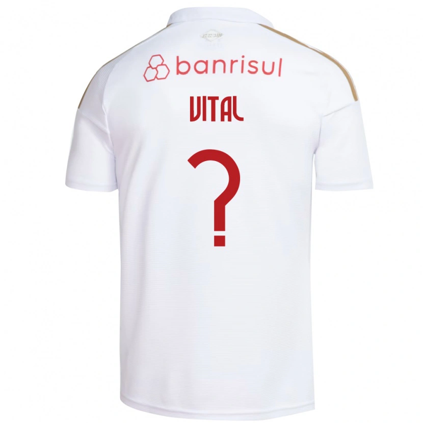 Danxen Dzieci Lucas Vital #0 Biały Czerwony Wyjazdowa Koszulka 2026/27 Koszulki Klubowe