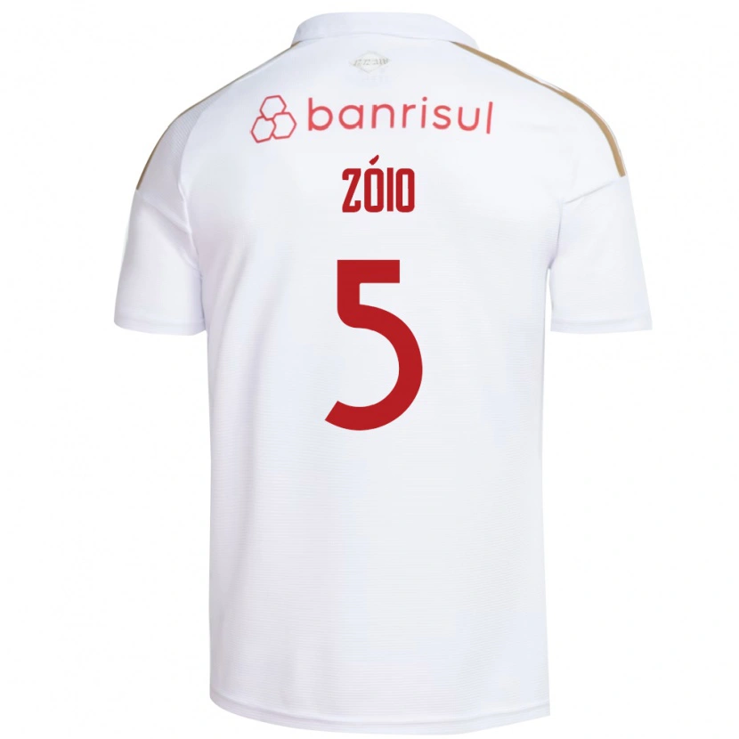 Danxen Dzieci Zóio #5 Biały Czerwony Wyjazdowa Koszulka 2026/27 Koszulki Klubowe