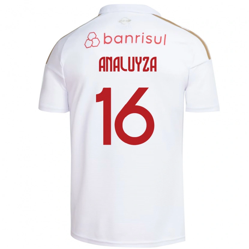 Danxen Dzieci Analuyza #16 Biały Czerwony Wyjazdowa Koszulka 2026/27 Koszulki Klubowe