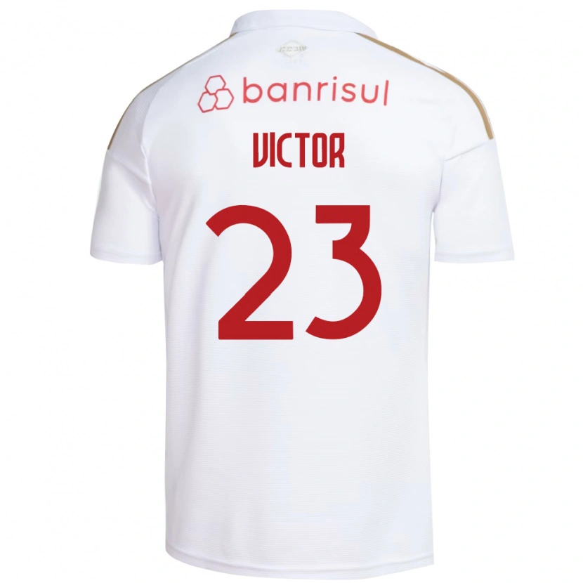 Danxen Dzieci Paulo Victor #23 Biały Czerwony Wyjazdowa Koszulka 2026/27 Koszulki Klubowe