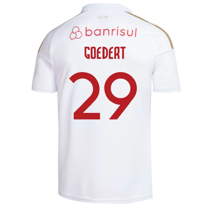 Danxen Dzieci Alice Goedert #29 Biały Czerwony Wyjazdowa Koszulka 2026/27 Koszulki Klubowe