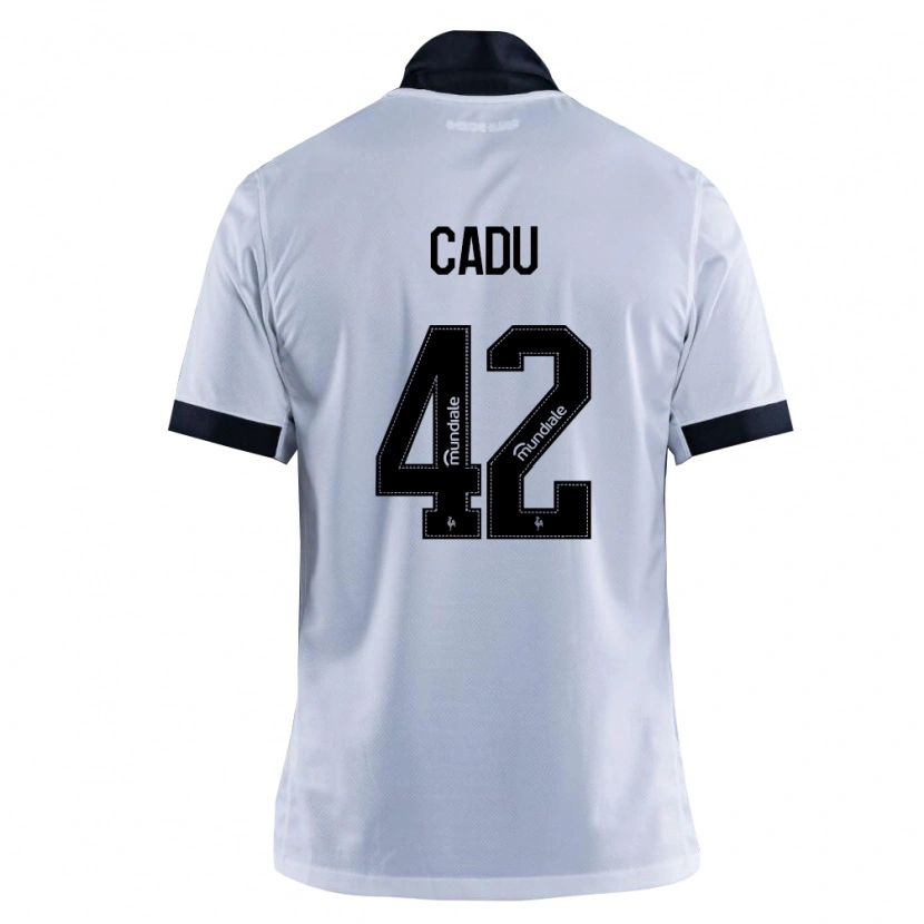 Danxen Dzieci Cadu #42 Czarny Biały Wyjazdowa Koszulka 2026/27 Koszulki Klubowe
