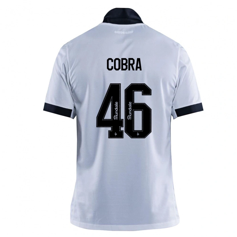 Danxen Dzieci Pedro Cobra #46 Czarny Biały Wyjazdowa Koszulka 2026/27 Koszulki Klubowe