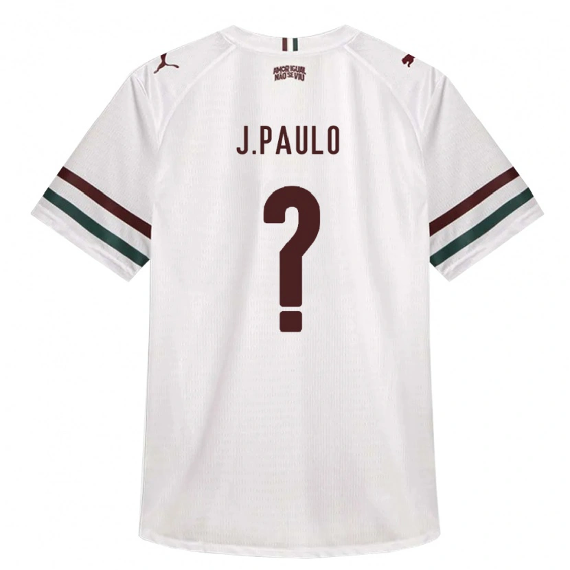 Danxen Dzieci João Paulo #0 Biały Zielony Burgundia Wyjazdowa Koszulka 2026/27 Koszulki Klubowe