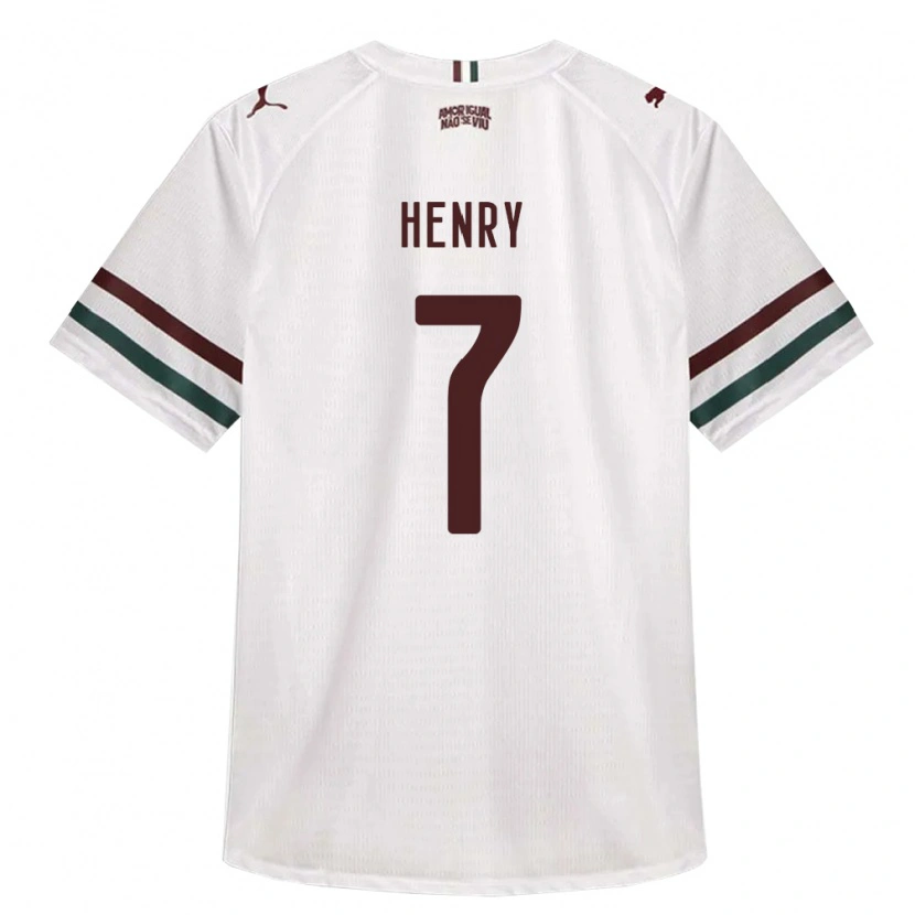 Danxen Dzieci Paul Henry #7 Biały Zielony Burgundia Wyjazdowa Koszulka 2026/27 Koszulki Klubowe