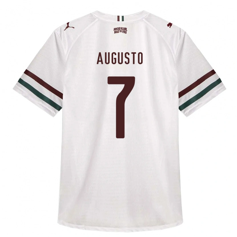 Danxen Dzieci Renato Augusto #7 Biały Zielony Burgundia Wyjazdowa Koszulka 2026/27 Koszulki Klubowe