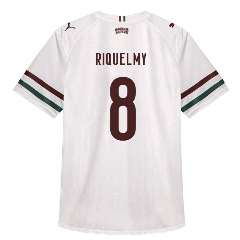 Danxen Dzieci Riquelmy Tavares #8 Biały Zielony Burgundia Wyjazdowa Koszulka 2026/27 Koszulki Klubowe