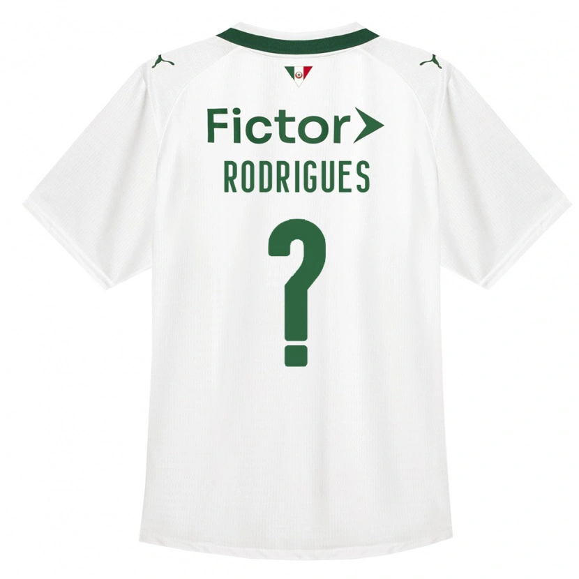 Danxen Dzieci César Rodrigues #0 Zielony Biały Wyjazdowa Koszulka 2026/27 Koszulki Klubowe
