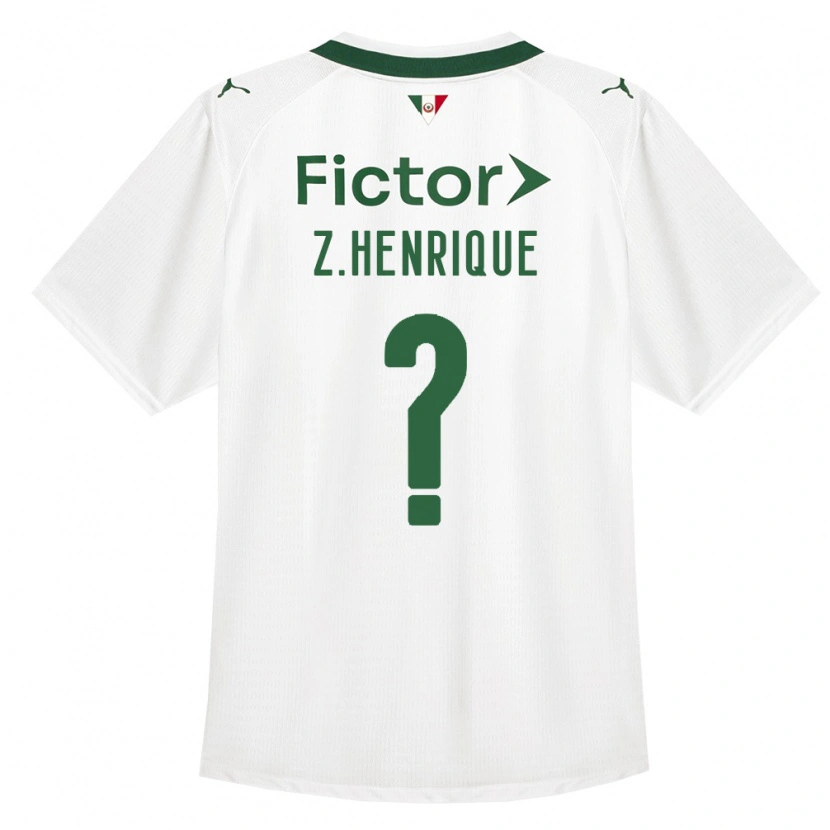 Danxen Dzieci Zé Henrique #0 Zielony Biały Wyjazdowa Koszulka 2026/27 Koszulki Klubowe