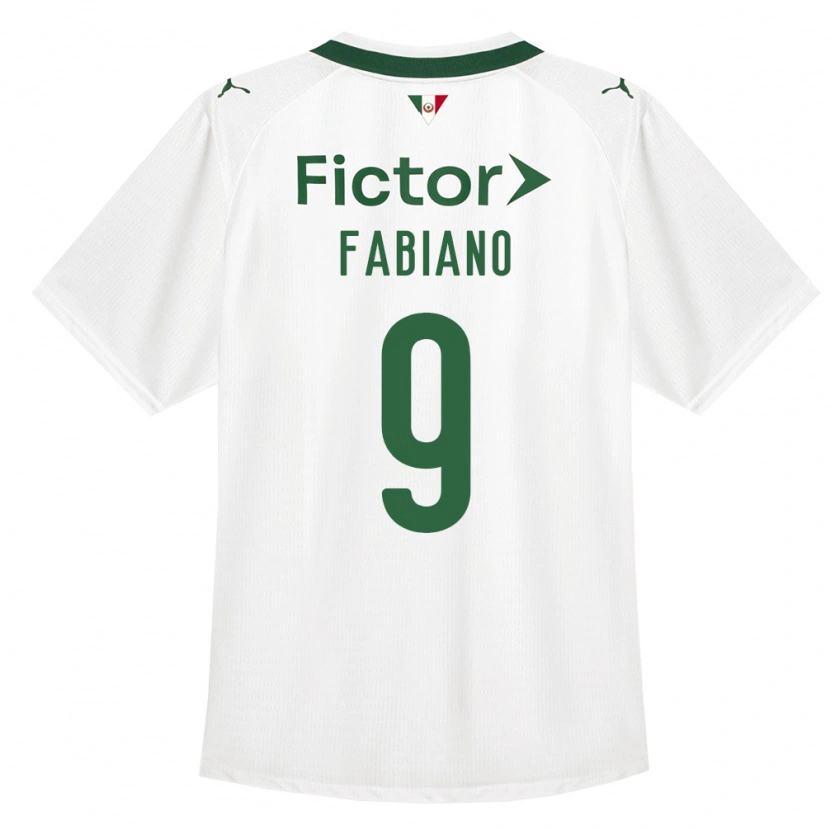 Danxen Dzieci Fabiano Rodrigues Pereira #9 Zielony Biały Wyjazdowa Koszulka 2026/27 Koszulki Klubowe