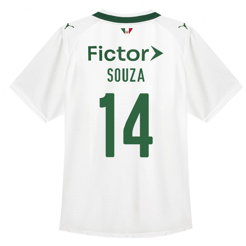 Danxen Dzieci Luiz Fernando #14 Zielony Biały Wyjazdowa Koszulka 2026/27 Koszulki Klubowe