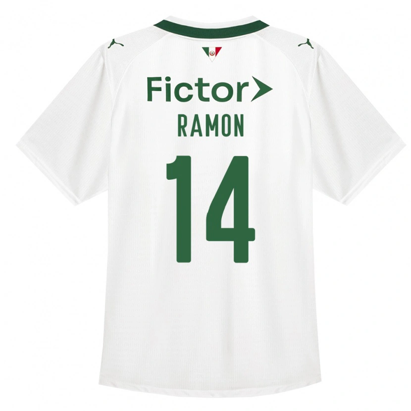 Danxen Dzieci Luccas Ramon #14 Zielony Biały Wyjazdowa Koszulka 2026/27 Koszulki Klubowe