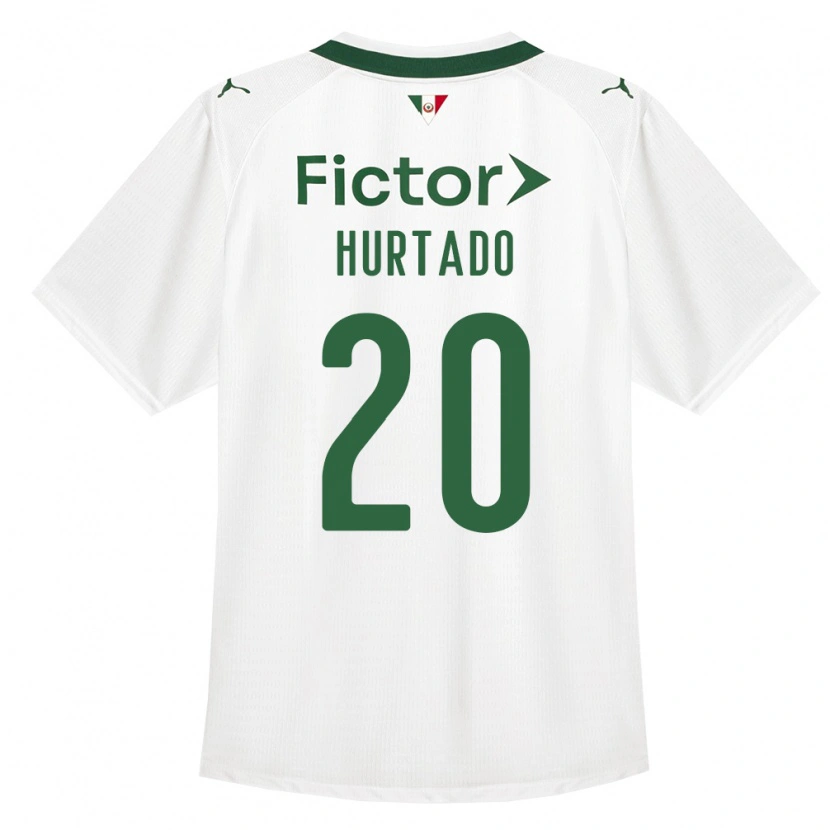 Danxen Dzieci Flavio Hurtado #20 Zielony Biały Wyjazdowa Koszulka 2026/27 Koszulki Klubowe