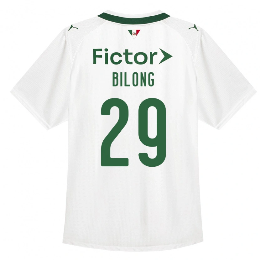 Danxen Dzieci Miguel Bilong #29 Zielony Biały Wyjazdowa Koszulka 2026/27 Koszulki Klubowe