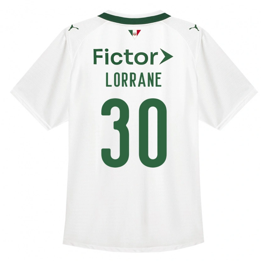 Danxen Dzieci Lorrane #30 Zielony Biały Wyjazdowa Koszulka 2026/27 Koszulki Klubowe