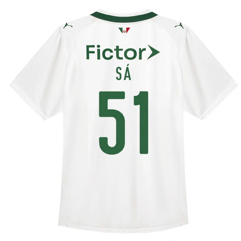 Danxen Dzieci Luiz Sá #51 Zielony Biały Wyjazdowa Koszulka 2026/27 Koszulki Klubowe