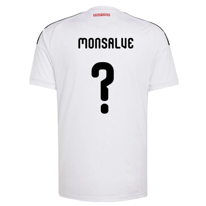 Danxen Męski Gaspar Monsalve #0 Biały Czarny Domowa Koszulka 2026/27 Koszulki Klubowe