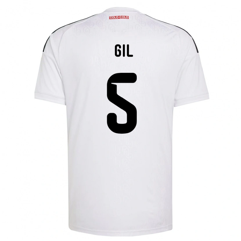 Danxen Męski Leonardo Gil #5 Biały Czarny Domowa Koszulka 2026/27 Koszulki Klubowe