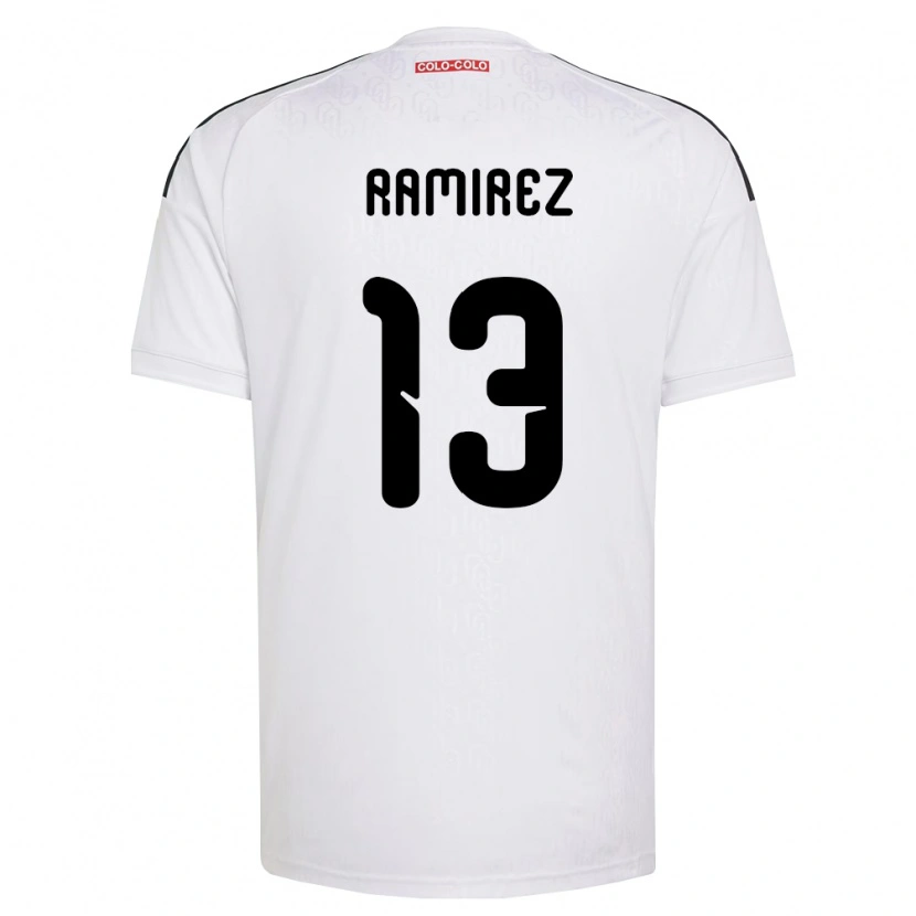 Danxen Męski Fernanda Ramírez #13 Biały Czarny Domowa Koszulka 2026/27 Koszulki Klubowe