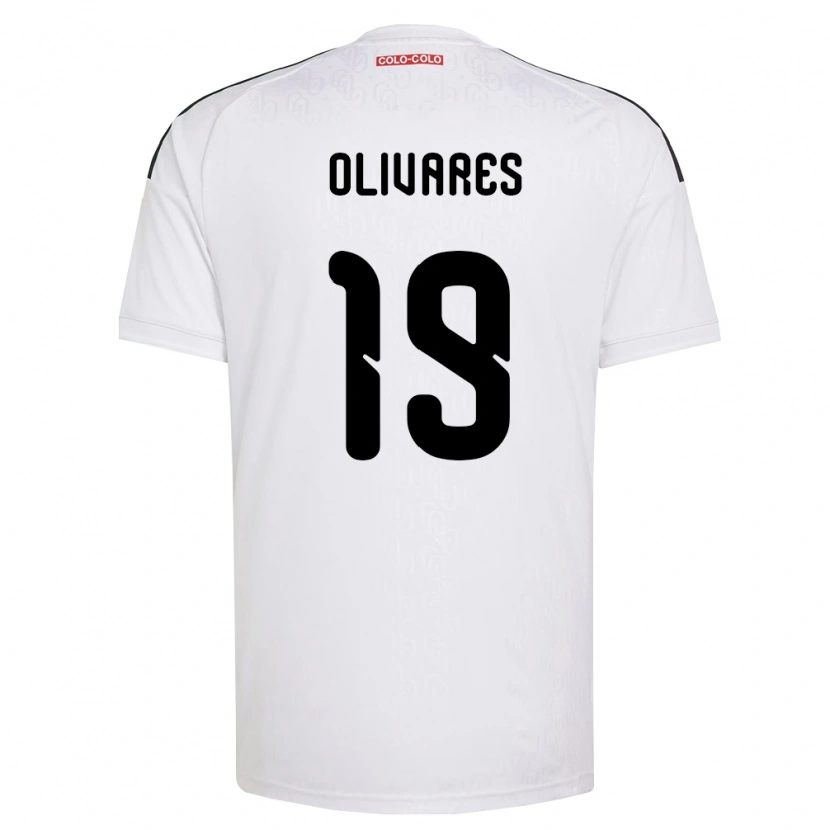 Danxen Męski Michelle Olivares #19 Biały Czarny Domowa Koszulka 2026/27 Koszulki Klubowe