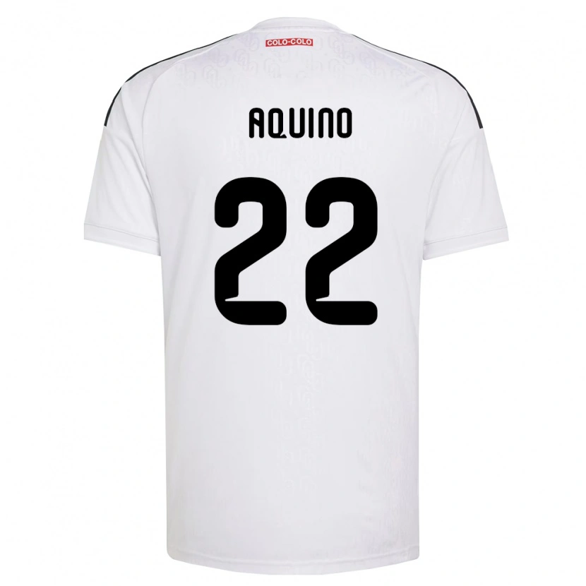 Danxen Męski Claudio Aquino #22 Biały Czarny Domowa Koszulka 2026/27 Koszulki Klubowe
