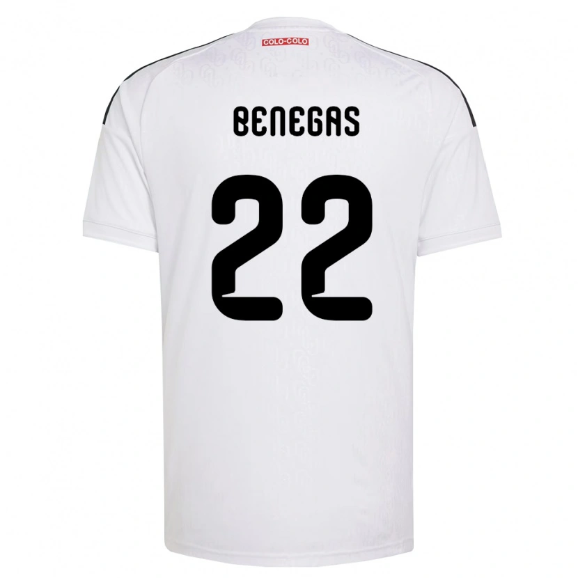 Danxen Męski Leandro Benegas #22 Biały Czarny Domowa Koszulka 2026/27 Koszulki Klubowe
