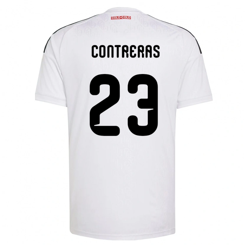 Danxen Męski Amaro Contreras #23 Biały Czarny Domowa Koszulka 2026/27 Koszulki Klubowe