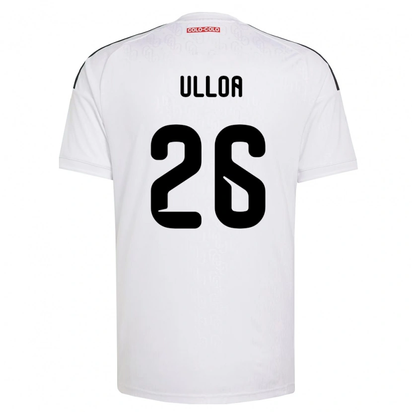 Danxen Męski Diego Ulloa #26 Biały Czarny Domowa Koszulka 2026/27 Koszulki Klubowe