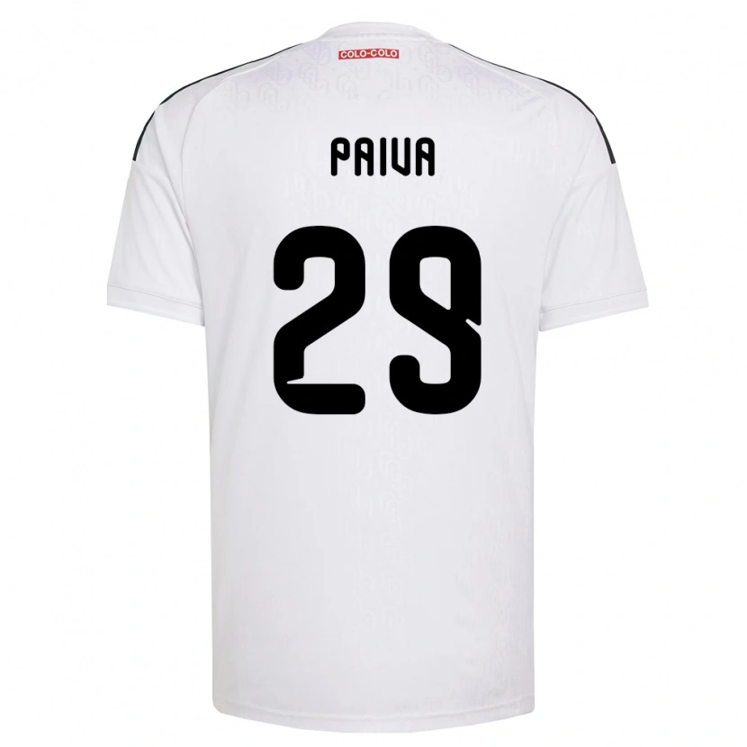Danxen Męski Guillermo Paiva #29 Biały Czarny Domowa Koszulka 2026/27 Koszulki Klubowe