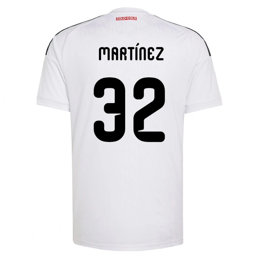 Danxen Męski Vicente Martínez #32 Biały Czarny Domowa Koszulka 2026/27 Koszulki Klubowe