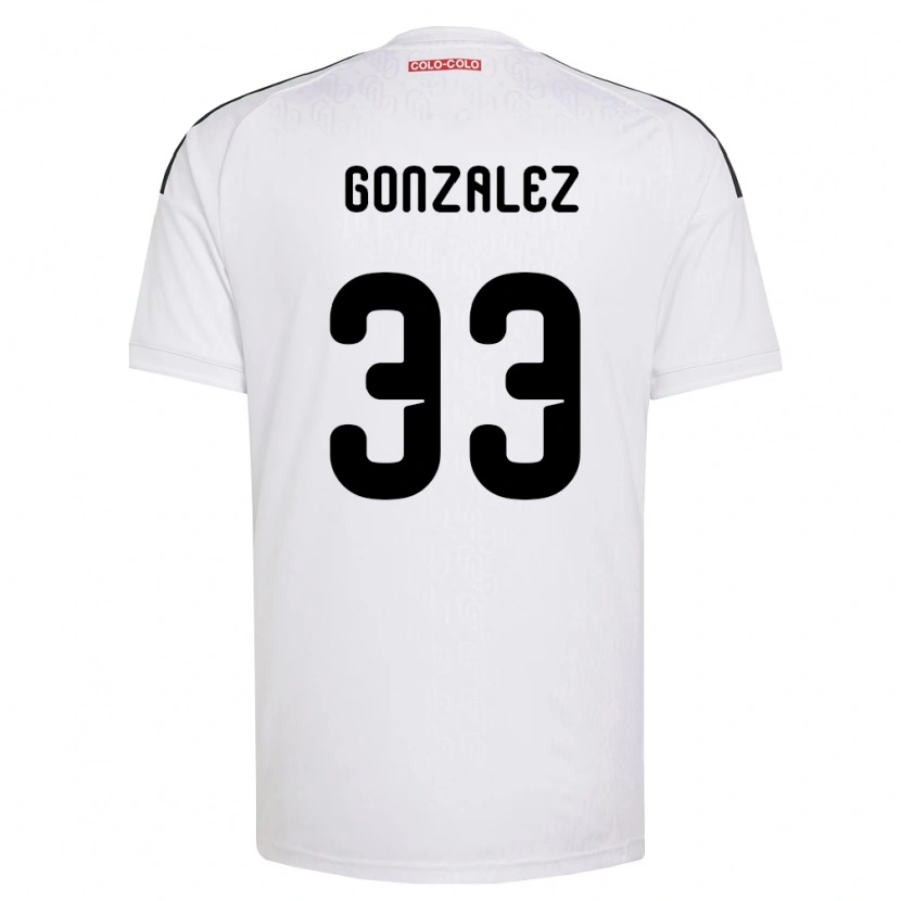 Danxen Męski Ramiro González #33 Biały Czarny Domowa Koszulka 2026/27 Koszulki Klubowe