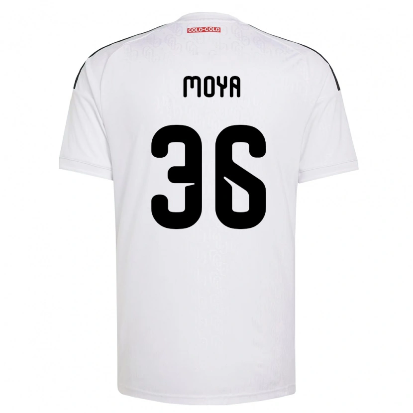 Danxen Męski Matías Moya G. #36 Biały Czarny Domowa Koszulka 2026/27 Koszulki Klubowe