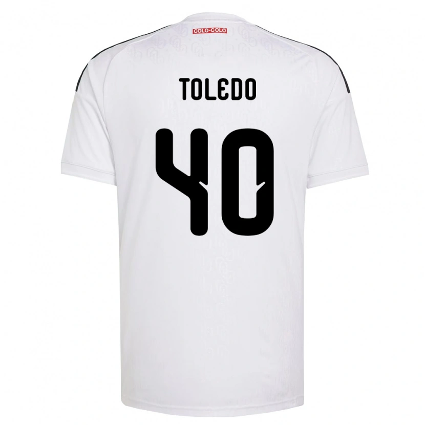 Danxen Męski Miguel Toledo #40 Biały Czarny Domowa Koszulka 2026/27 Koszulki Klubowe
