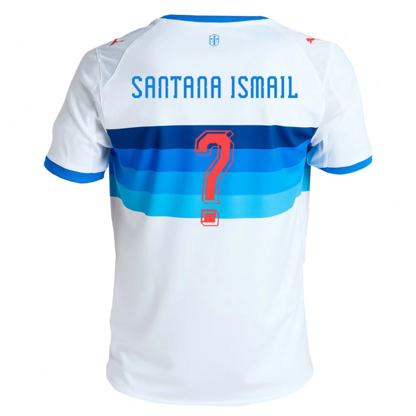 Danxen Męski Benjamin Santana Ismail #0 Biały Błękitny Domowa Koszulka 2026/27 Koszulki Klubowe