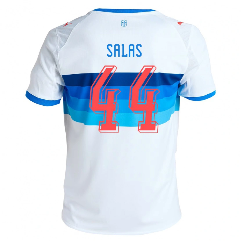 Danxen Męski José Salas #44 Biały Błękitny Domowa Koszulka 2026/27 Koszulki Klubowe